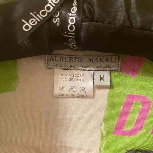 Rare vintage Alberto makali medium abstract cutout shirt - Picture 3 of 4